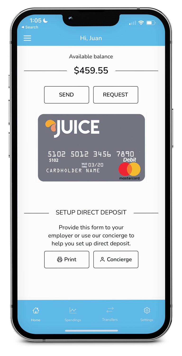 Juice Financial screenshot