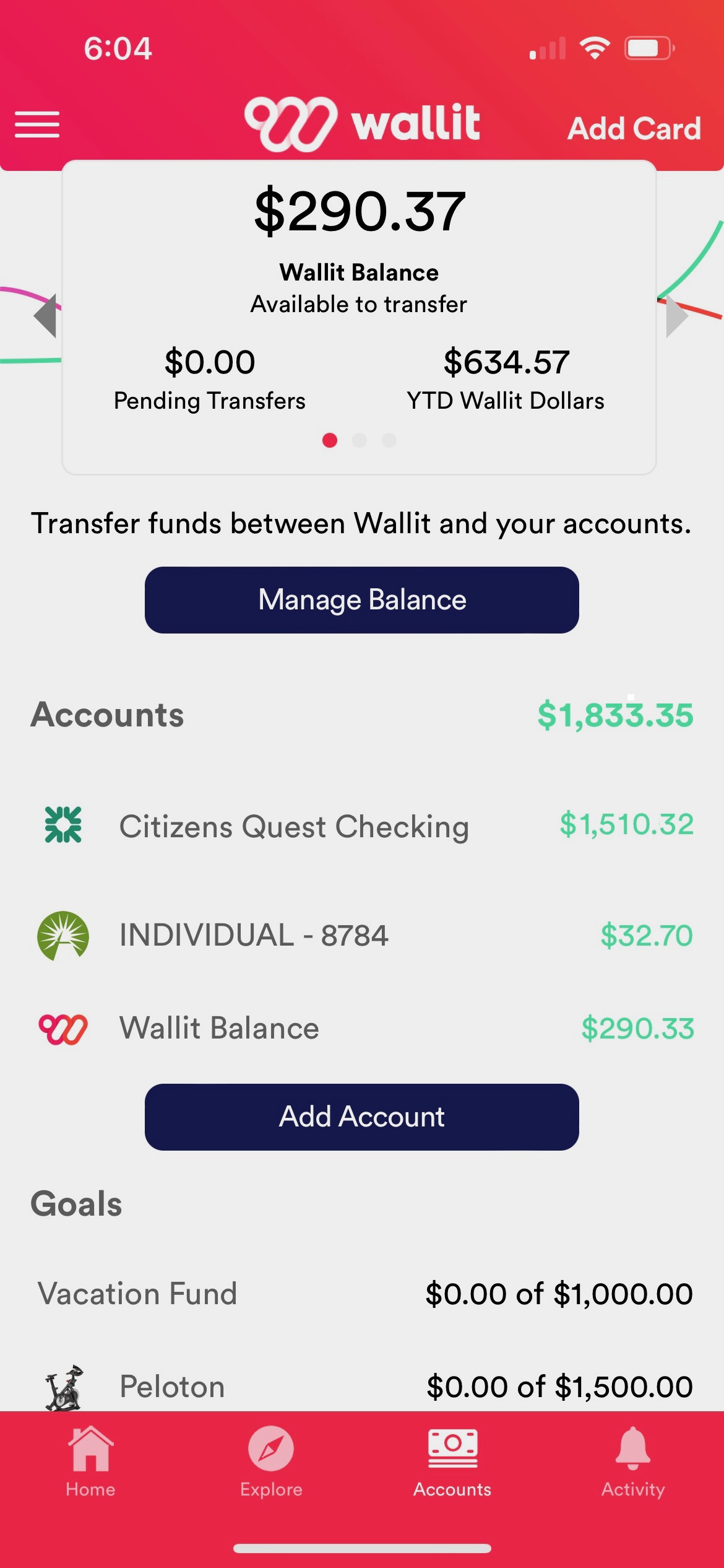 Wallit screenshot
