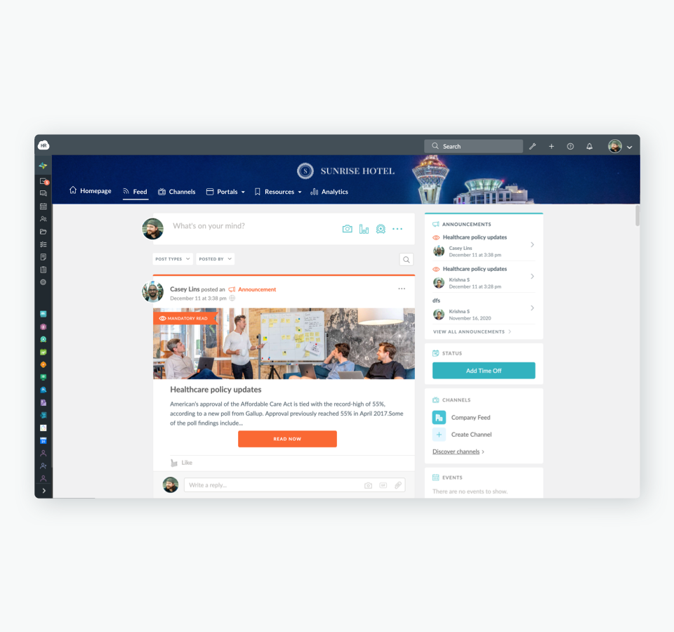 HR Cloud screenshot