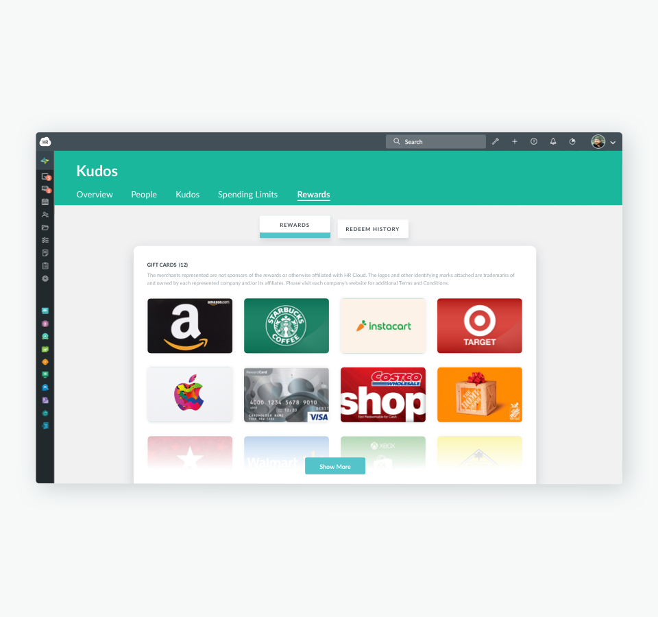 HR Cloud screenshot