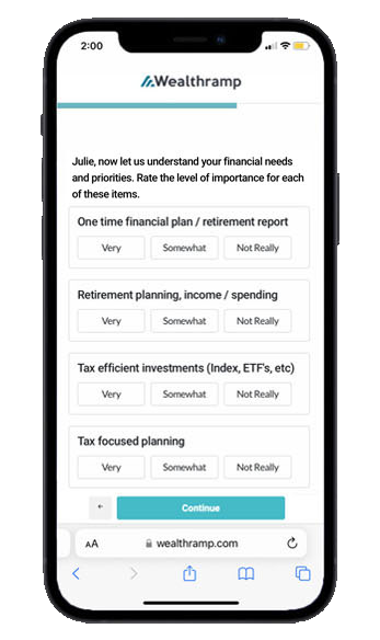 Wealthramp screenshot