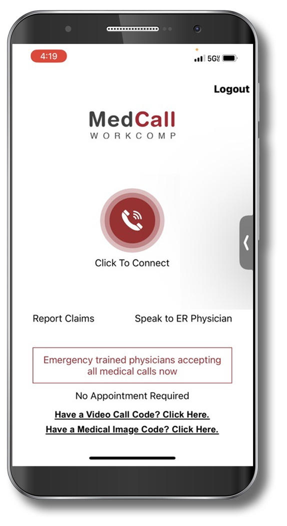 Medcall screenshot