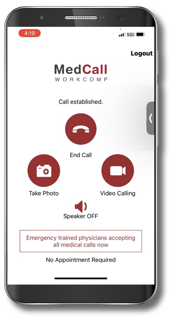 Medcall screenshot